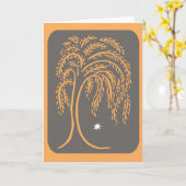 悔やみや弔慰 カード (黄色い花)