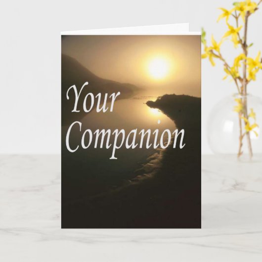 悔やみや弔慰 カード (黄色い花)