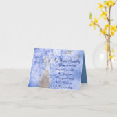 悔やみや弔慰_ カード (黄色い花)