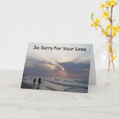 悔やみや弔慰 カード (黄色い花)