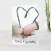 悔やみや弔慰 カード (正面)