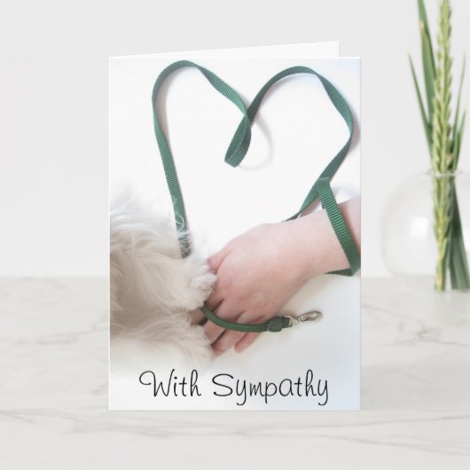 悔やみや弔慰 カード (正面)