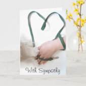 悔やみや弔慰 カード (黄色い花)