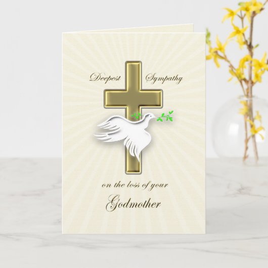 悔やみや弔慰 カード (黄色い花)