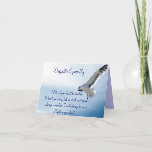 悔やみや弔慰_カード カード (正面)