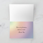 悔やみや弔慰 サンキューカード (内部)