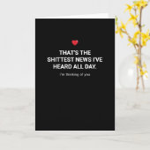 悔やみや弔慰・ザ・シットテスト・ニュース |の考えるお客様 カード (黄色い花)