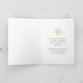 悔やみや弔慰 – ホワイトブッダ | Serene Meditative Calm カード (内部)