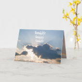 悔やみや弔慰、レインボーカードの最後 カード (黄色い花)