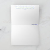 悔やみや弔慰:他者の生活に織り込まれた愛。 カード (内部)