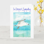 悔やみや弔慰、勇気付けられる、哀悼の意を込めて カード (黄色い花)