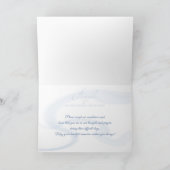 悔やみや弔慰、天使が見守る、キリスト教徒 カード (内部)