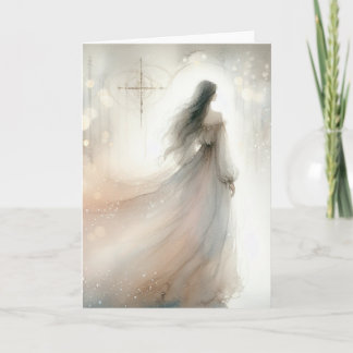 悔やみや弔慰（女性の愛人） カード