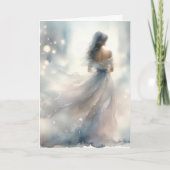 悔やみや弔慰（娘の喪失） カード (正面)