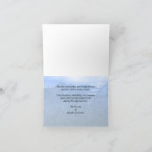 悔やみや弔慰、山の花に感謝 サンキューカード (内部)