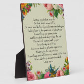 悔やみや弔慰・希望 フォトプラーク (側面)