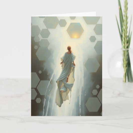 悔やみや弔慰(母喪失) カード (正面)