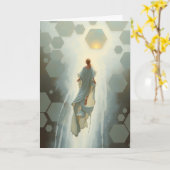 悔やみや弔慰(母喪失) カード (黄色い花)