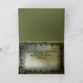 悔やみや弔慰-湖を見落としているドーベルマン犬を使って カード (内部)