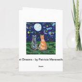 悔やみや弔慰 – 猫の弔意 カード (裏面)