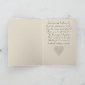 悔やみや弔慰:砂のハート カード (内部)