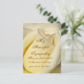 悔やみや弔慰#3_ ポストカード (スタンド正面)