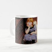 悔やみや弔慰(by Briton Riviere) コーヒーマグカップ (正面左)