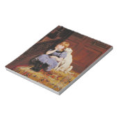 悔やみや弔慰(by Briton Riviere) ノートパッド (回転)