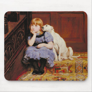 悔やみや弔慰(by Briton Riviere) マウスパッド