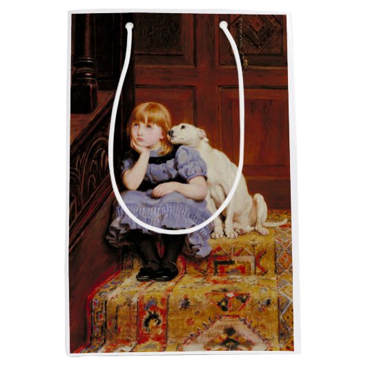 悔やみや弔慰(by Briton Riviere) ミディアムペーパーバッグ (正面)