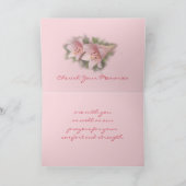 悔やみや弔慰- Pkトランペットリリー – カスタマイズ任意大事な行事 カード (内部)