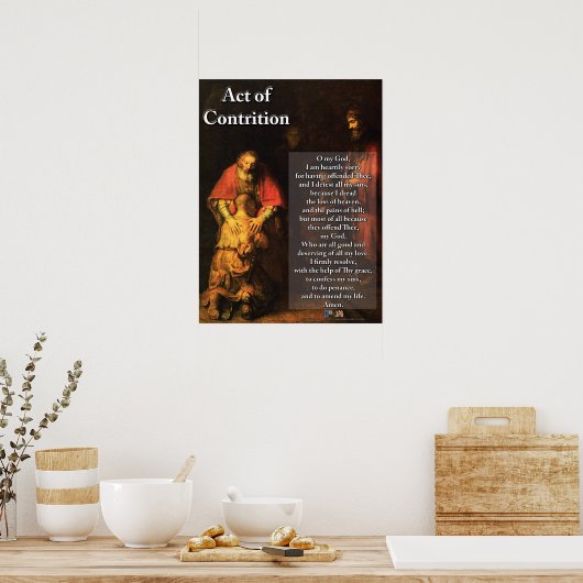 悔悟の行為 ポスター (キッチン)
