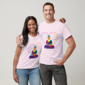 🌈「悟った愛:仏のバレンタイン🌸 Tシャツ (ユニセックス)