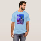 悟めい想りの仏像の色 Tシャツ (正面フル)