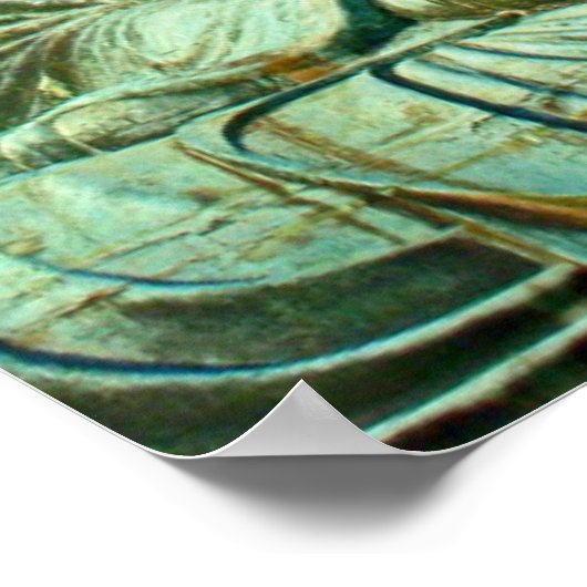 悟めい想りの仏像ポスター壁画 ポスター (角)