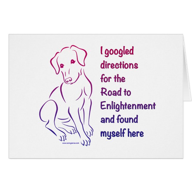 悟りに至る子犬の道 (正面横)