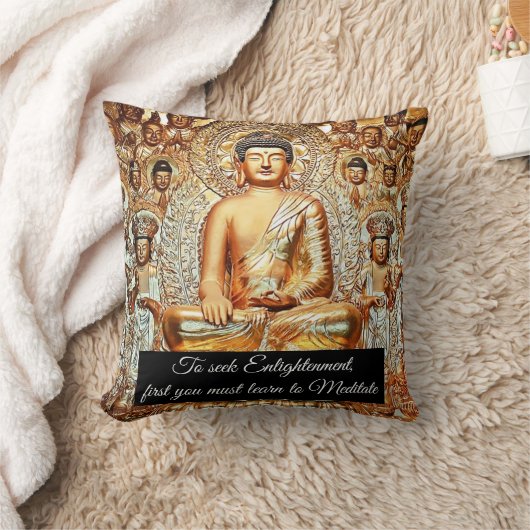 悟りを求める クッション (ブランケット)