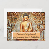 悟りを求める ポストカード (正面/裏面)