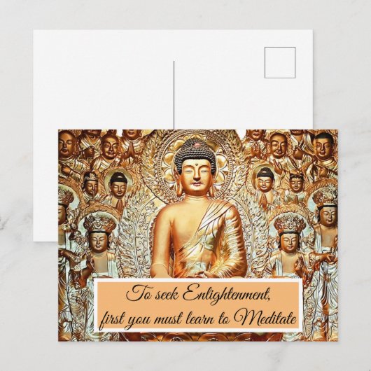 悟りを求める ポストカード (正面/裏面)