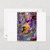 悟りを開いた仏 ポストカード (正面/裏面)