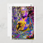 悟りを開いた仏 ポストカード (正面/裏面)