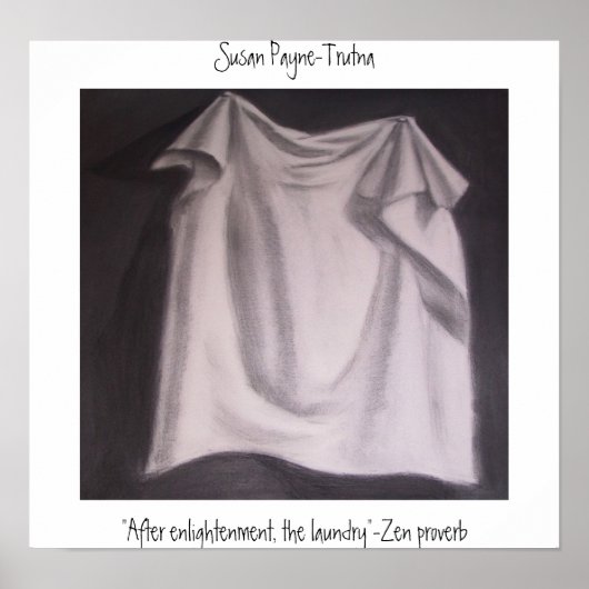 悟りを開いた後の洗濯物 ポスター (正面)