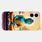 悟りを開いた静かな海岸の仏陀 Case-Mate iPhoneケース (裏面 (横))