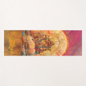 悟りを開く仏 ヨガマット (正面(横))