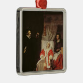 患者および医者の1660年代 メタルオーナメント (右)