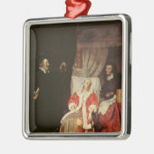 患者および医者の1660年代 メタルオーナメント (左)