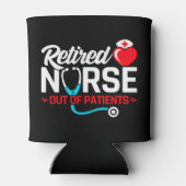 患者が不足している退職したナースの除おもしろい去 缶クーラー (裏面)