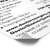 患者とナース、一般開業医、ナース ポスター (角)