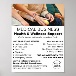 患者とナース、一般開業医、ナース ポスター