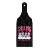 患者と冷たくNICUクールクリスマス カッティングボード (正面)